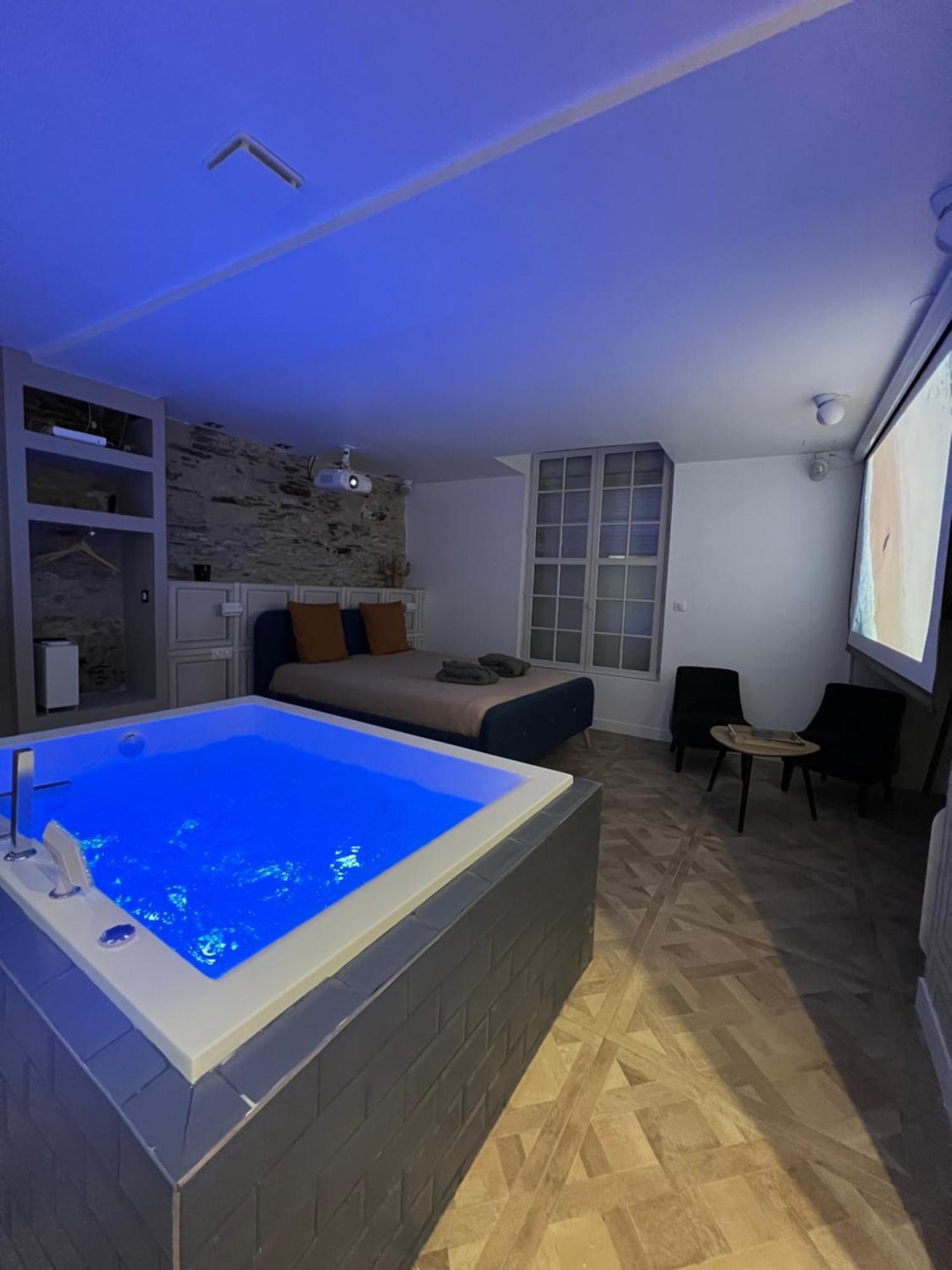 Appartement Avec Jacuzzi Sauna & Home Cinema - Nid D'앙제 외부 사진